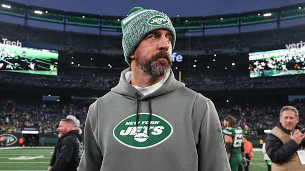 New York Jets quarterback Aaron Rodgers